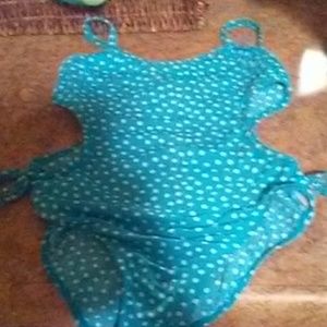 Princess Poka Dot Swimsuit size 8